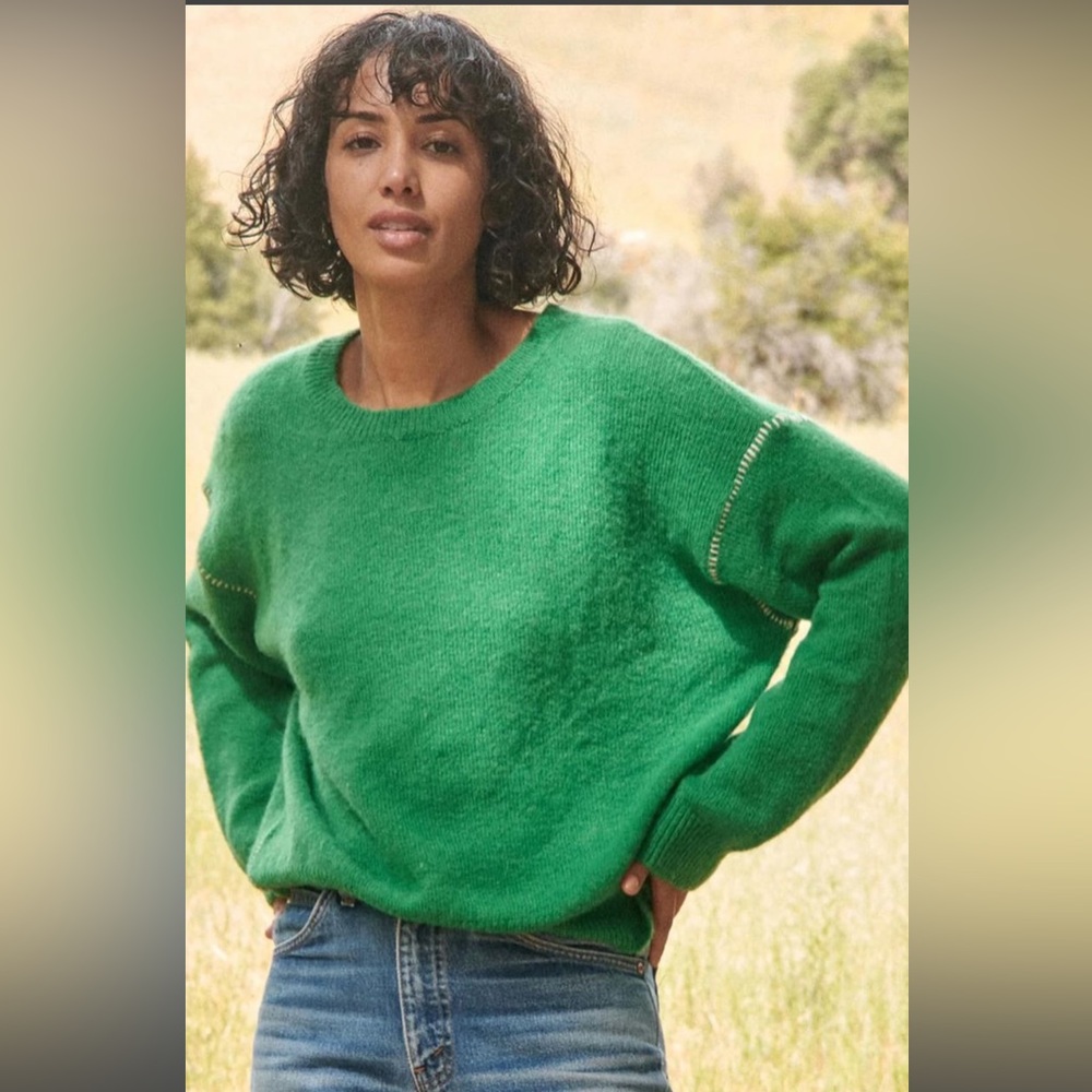 Sundry green pullover